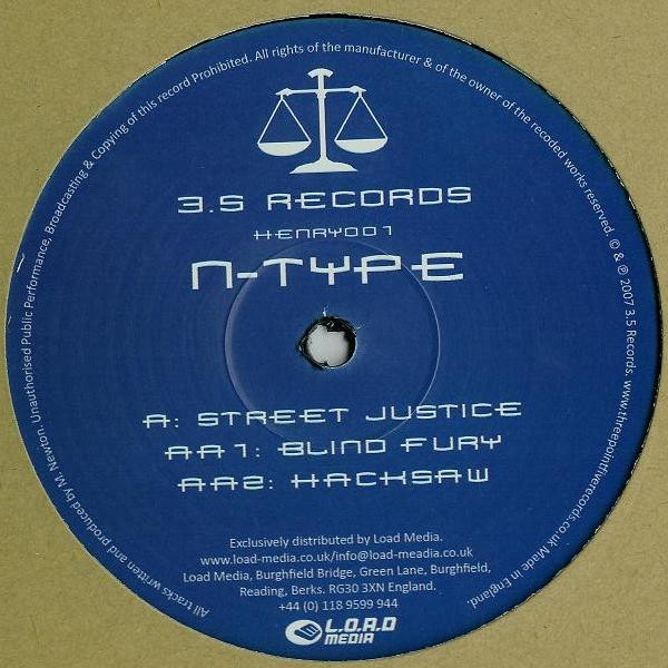 N-Type - Street  Justice | 3.5 Records (HENRY001)