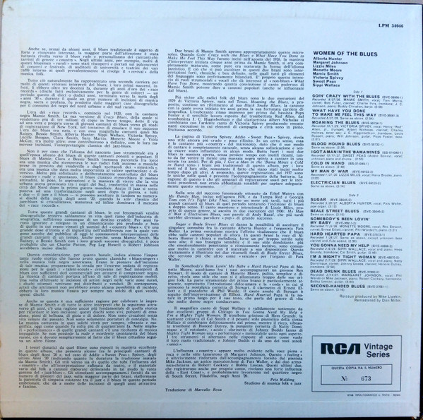 Various - Women Of The Blues | RCA Victor (LPM 34046) - 2