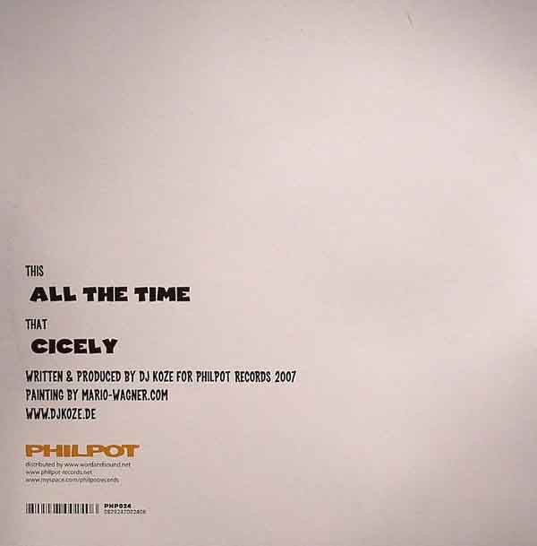 DJ Koze - All The Time | Philpot (PHP024) - 2