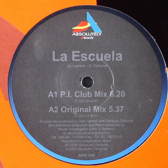 La Escuela - Repitelo Cantando | Absolutely Records (ABR 069) - main La Escuela - Repitelo Cantando | Absolutely Records (ABR 069) - main