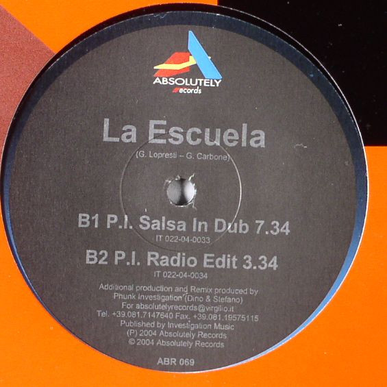 La Escuela - Repitelo Cantando | Absolutely Records (ABR 069) - 2 La Escuela - Repitelo Cantando | Absolutely Records (ABR 069) - 2