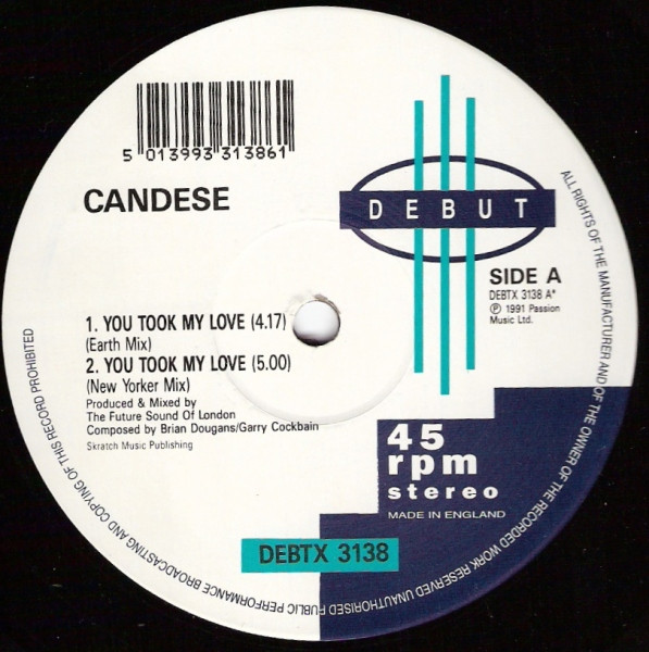Candese - You Took My Love | Debut (DEBTX 3138) - 3 Candese - You Took My Love | Debut (DEBTX 3138) - 3
