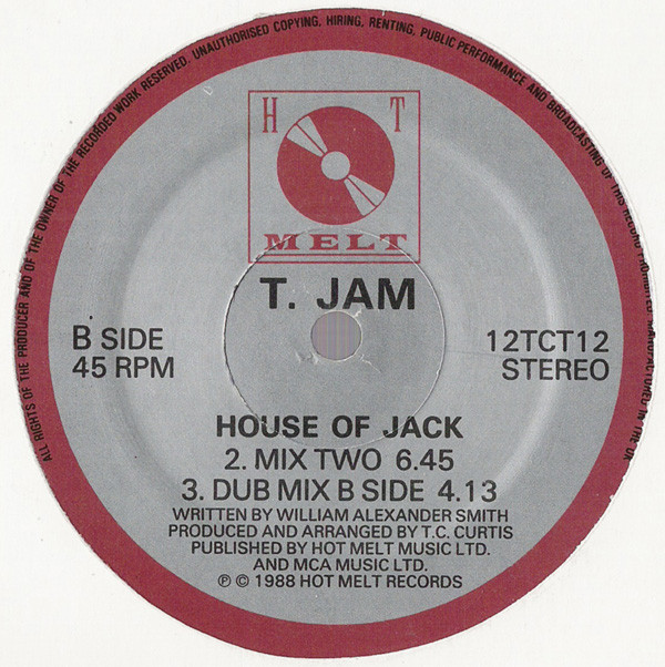 T. Jam - House Of Jack | Hot Melt (12 TCT 12) - 2