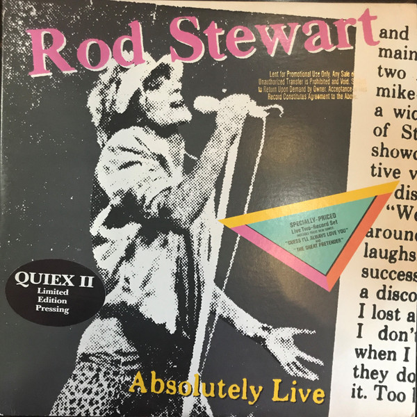 Rod Stewart - Absolutely Live | Warner Bros. Records (1-23743)