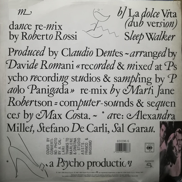 Matisse - La Dolce Vita | CBS (CBS 651296 6) - 2