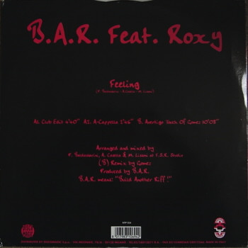 B.A.R. Feat. Roxy - Feeling | Metropol'e Records (MTP 024) - 2 B.A.R. Feat. Roxy - Feeling | Metropol'e Records (MTP 024) - 2