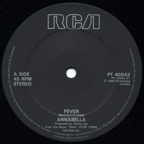 Annabella - Fever | RCA (BELLA T1) - 3