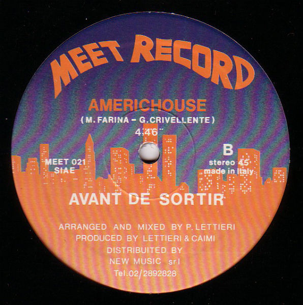 Avant De Sortir - I Love America | Meet Records (MEET 021) - 4 Avant De Sortir - I Love America | Meet Records (MEET 021) - 4