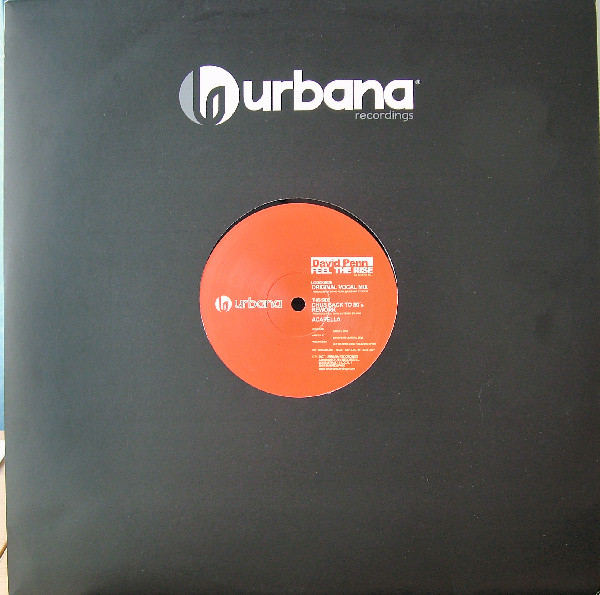David Penn Feat. Daren James Bell - Feel The Rise | Urbana Recordings (URBANA 027) - 3 David Penn Feat. Daren James Bell - Feel The Rise | Urbana Recordings (URBANA 027) - 3