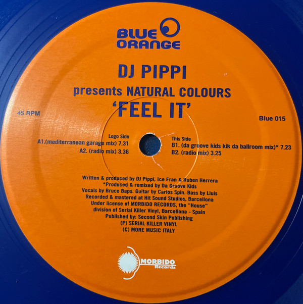 DJ Pippi Presents Natural Colours - Feel It | Blue Orange (BLUE 015) - 2 DJ Pippi Presents Natural Colours - Feel It | Blue Orange (BLUE 015) - 2