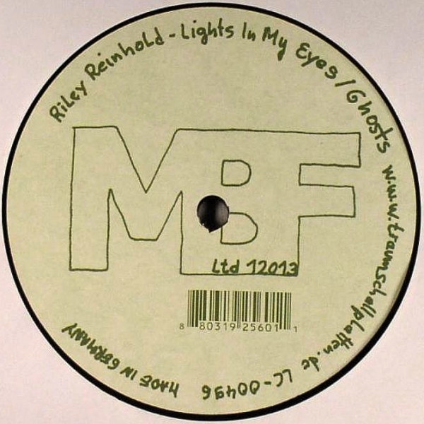 Riley Reinhold - Lights In My Eyes / Ghosts | My Best Friend (MBF LTD 12013)