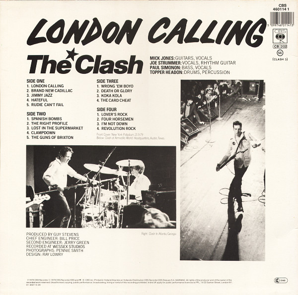 The Clash - London Calling | CBS (CBS 460114 1) - 2