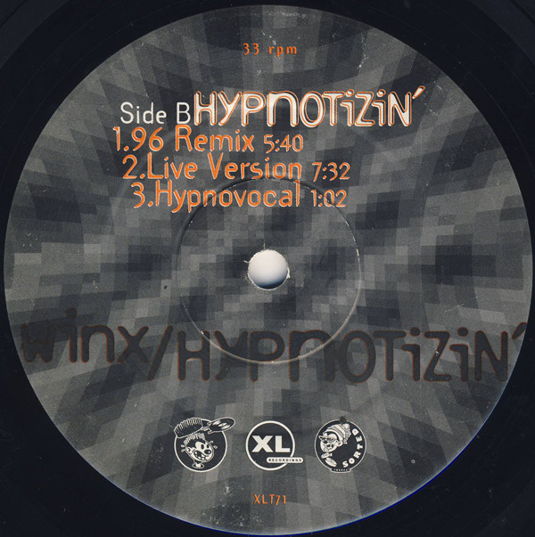 Josh Wink - Hypnotizin' | XL Recordings (XLT 71) - 4