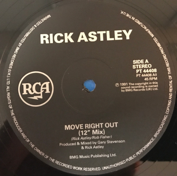 Rick Astley - Move Right Out | RCA (PT 44408) - 3