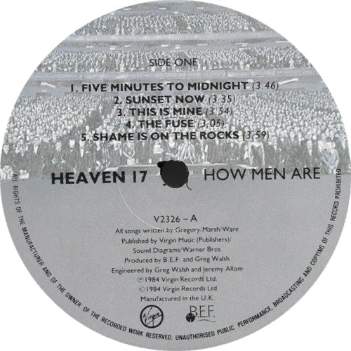 Heaven 17 - How Men Are | Virgin (V2326) - 3 Heaven 17 - How Men Are | Virgin (V2326) - 3