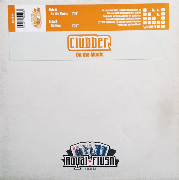 Clubber - On The Music | Royal Flush Records (RFSP010) - main