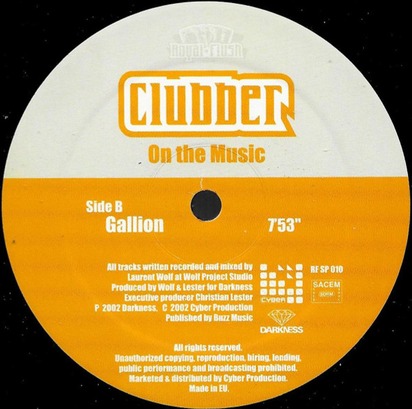 Clubber - On The Music | Royal Flush Records (RFSP010) - 4