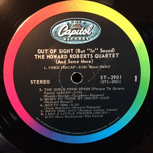 The Howard Roberts Quartet - Out Of Sight (But "In" Sound) | Capitol Records (ST 2901) - 3 The Howard Roberts Quartet - Out Of Sight (But "In" Sound) | Capitol Records (ST 2901) - 3