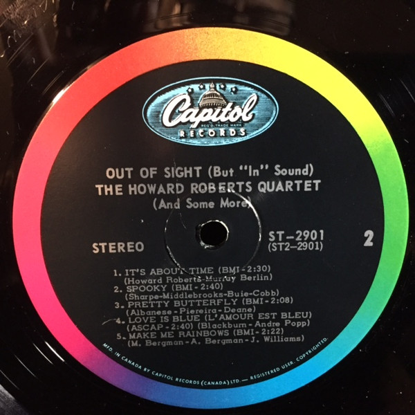 The Howard Roberts Quartet - Out Of Sight (But "In" Sound) | Capitol Records (ST 2901) - 4 The Howard Roberts Quartet - Out Of Sight (But "In" Sound) | Capitol Records (ST 2901) - 4