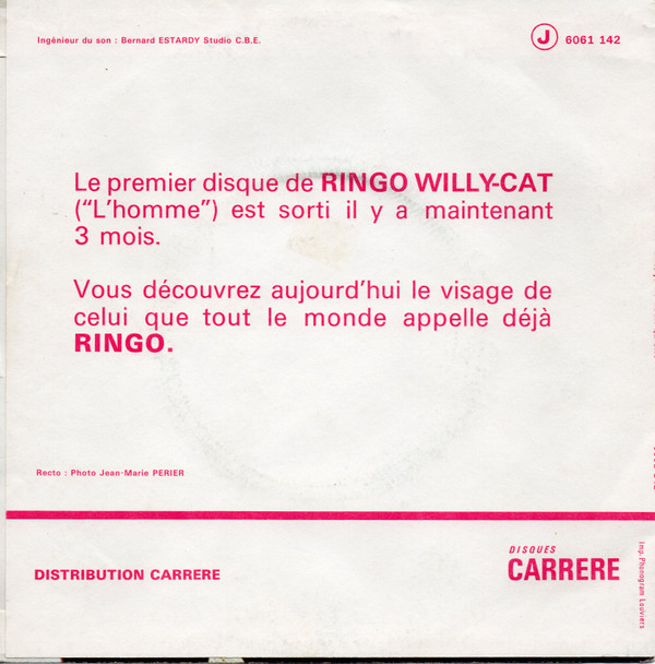 Ringo - Elle, Je Ne Veux Qu'elle | Disques Carrere (6061 142) - 2