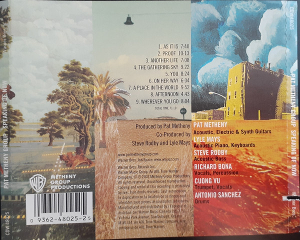 Pat Metheny Group - Speaking Of Now | Warner Bros. Records (CDW 48025) - 2 Pat Metheny Group - Speaking Of Now | Warner Bros. Records (CDW 48025) - 2