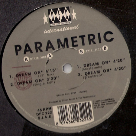 Parametric - Dream On | DFC (DFC 222) - main Parametric - Dream On | DFC (DFC 222) - main