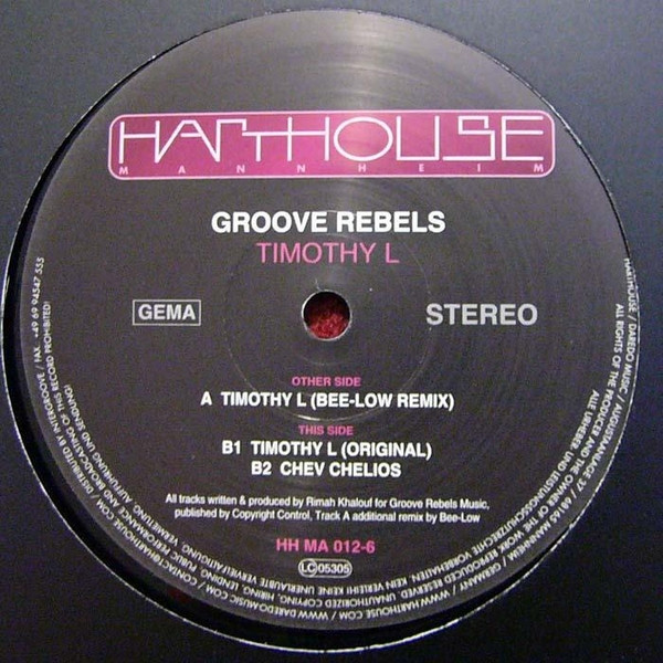 Groove Rebels - Timothy L | Harthouse Mannheim (HH MA 012-6) - 4 Groove Rebels - Timothy L | Harthouse Mannheim (HH MA 012-6) - 4