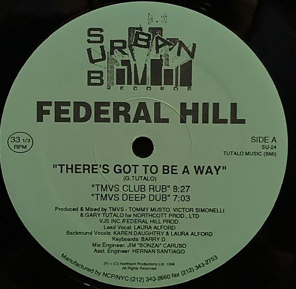 Federal Hill - There's Got To Be A Way | Sub-Urban (SU-24) - main