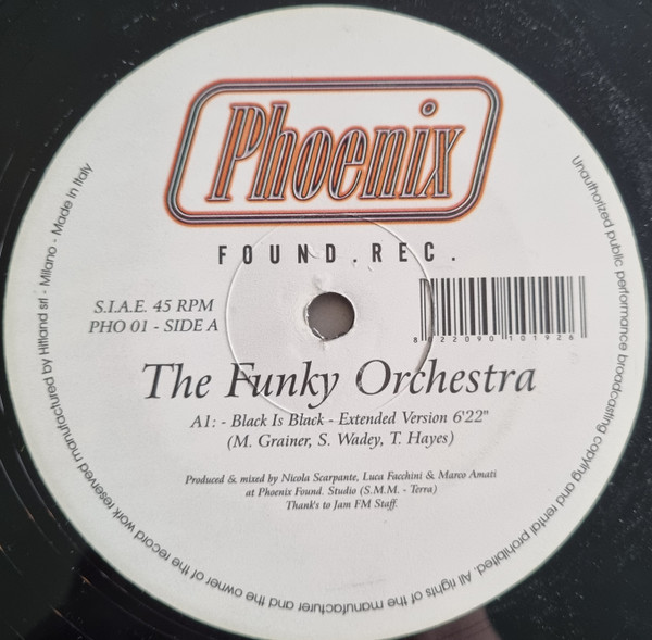 The Funky Orchestra - Black Is Black | Phoenix Found Records (PHO 01) - 2