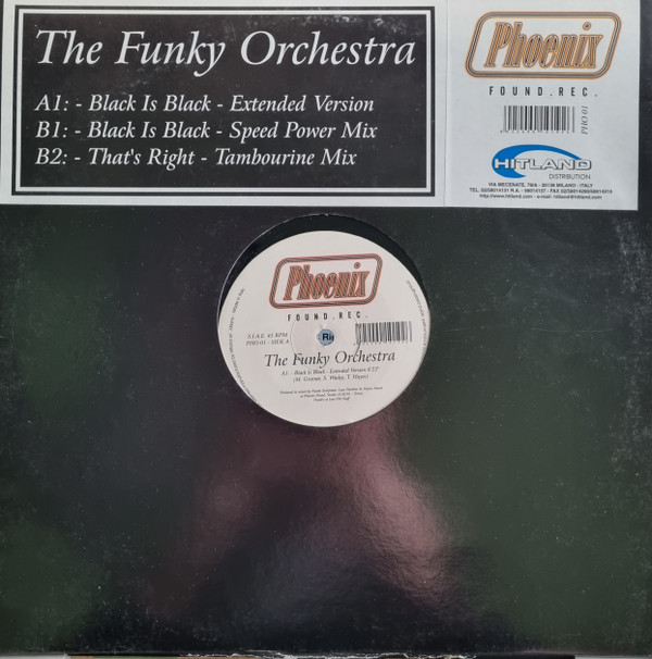The Funky Orchestra - Black Is Black | Phoenix Found Records (PHO 01) - main