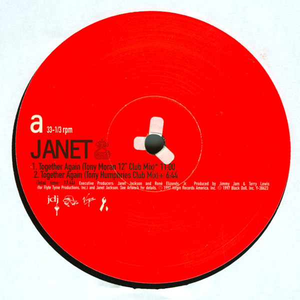 Janet Jackson - Together Again | Virgin (Y-38623) - 3