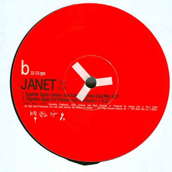 Janet Jackson - Together Again | Virgin (Y-38623) - 4