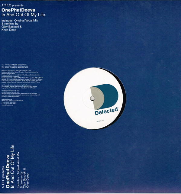 ATFC Presents OnePhatDeeva - In And Out Of My Life | Defected (DEFECT8) - 3 ATFC Presents OnePhatDeeva - In And Out Of My Life | Defected (DEFECT8) - 3