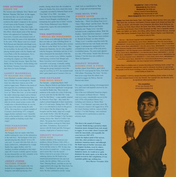Various - Studio One Rocksteady Volume 2 (Rocksteady, Soul And Early Reggae At Studio One: The Soul Of Young Jamaica) (2LP) [Vinyl] | Soul Jazz Records (SJR LP367) - 4