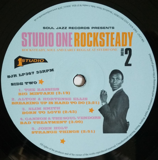 Various - Studio One Rocksteady Volume 2 (Rocksteady, Soul And Early Reggae At Studio One: The Soul Of Young Jamaica) (2LP) [Vinyl] | Soul Jazz Records (SJR LP367) - 6