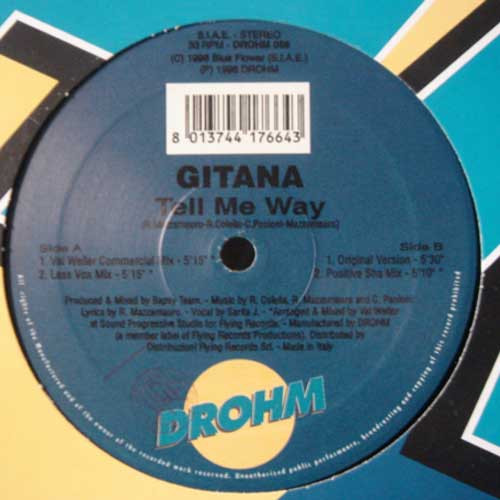 Gitana - Tell Me Way | Drohm (DROHM 066)