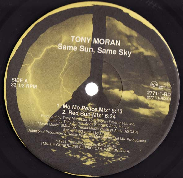 Tony Moran - Same Sun, Same Sky | RCA (2771-1-RD) - 3 Tony Moran - Same Sun, Same Sky | RCA (2771-1-RD) - 3