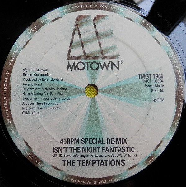 The Temptations - Treat Her Like A Lady | Motown (TMGT 1365) - 2