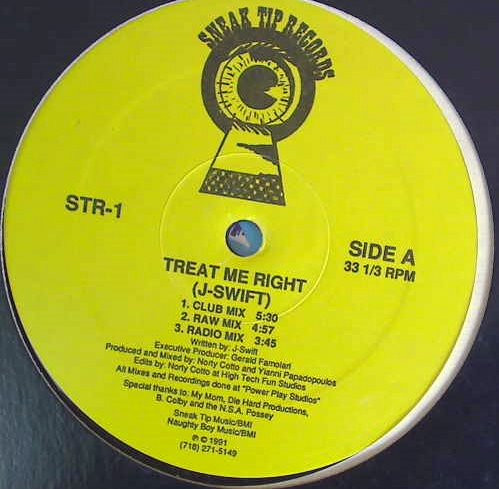 J-Swift - Treat Me Right | Sneak Tip Records (STR-1) - main J-Swift - Treat Me Right | Sneak Tip Records (STR-1) - main