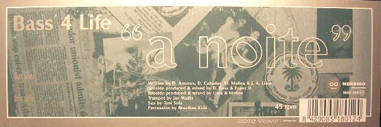 Bass 4 Life - A Noite | Morbido Records (MBD-006) - 3