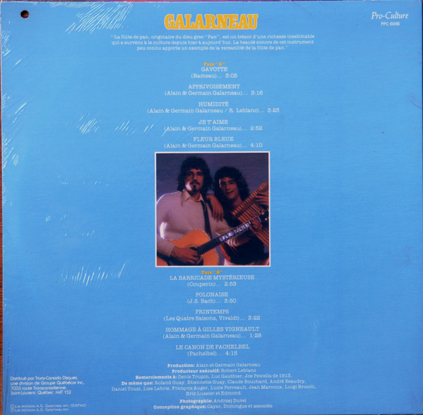 Galarneau - Galarneau | Pro-Culture (PPC 6006) - 2 Galarneau - Galarneau | Pro-Culture (PPC 6006) - 2