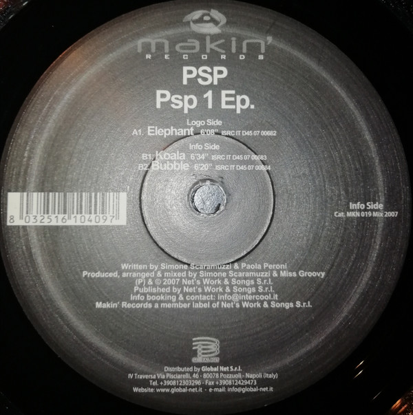 PSP - PSP 1 EP | Makin' Records (MKN 019) - 2