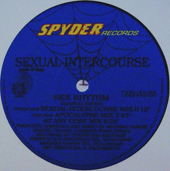 Sexual Intercourse - Sex Rhythm | Spyder Records (SPY 010) - 4 Sexual Intercourse - Sex Rhythm | Spyder Records (SPY 010) - 4
