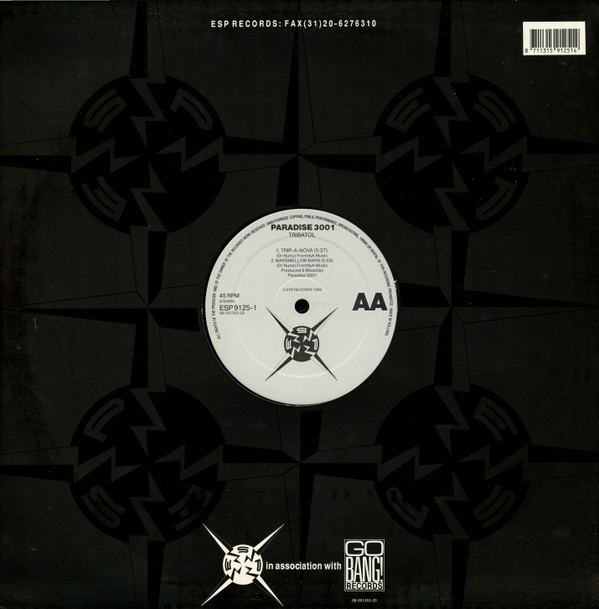 Paradise 3001 - Tribatol | ESP Records (ESP 9125-1) - 2 Paradise 3001 - Tribatol | ESP Records (ESP 9125-1) - 2