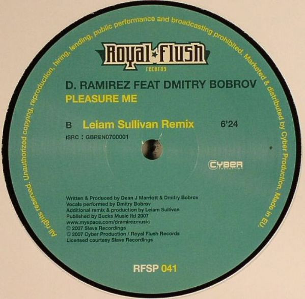 D. Ramirez Feat Dmitry Bobrov - Pleasure Me | Royal Flush Records (RFSP 041) - 2 D. Ramirez Feat Dmitry Bobrov - Pleasure Me | Royal Flush Records (RFSP 041) - 2