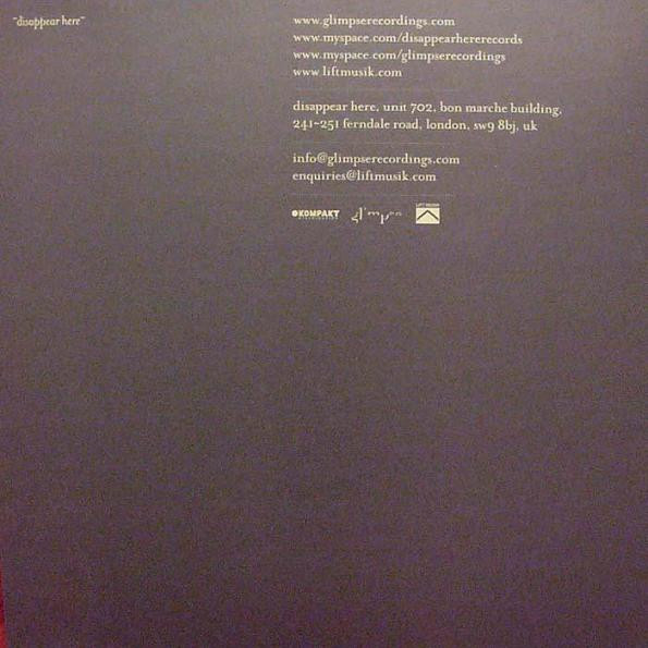 Various - Friends & Crocodiles EP | Disappear Here (DH001) - 3 Various - Friends & Crocodiles EP | Disappear Here (DH001) - 3