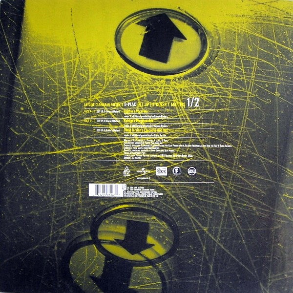 Antoine Clamaran Presents D-Plac - Get Up (It Doesn't Matter) 1/2 | Universal Licensing Music (ULM) (158 616-1) - 2