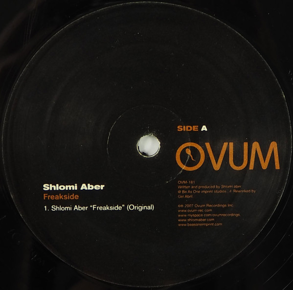 Shlomi Aber - Freakside | Ovum Recordings (OVM-181) - 2 Shlomi Aber - Freakside | Ovum Recordings (OVM-181) - 2