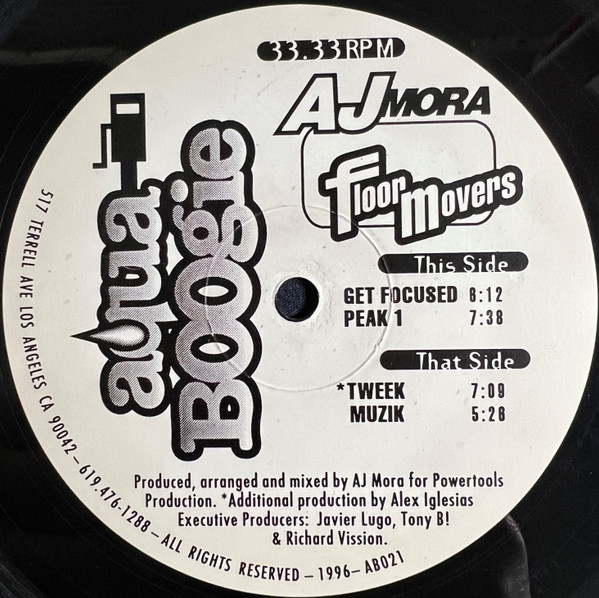 AJ Mora - Floor Movers | Aqua Boogie Records (AB021)