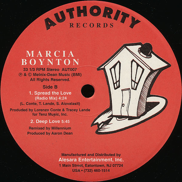 Marcia Boynton - Spread The Love | Authority (AUT007) - 3 Marcia Boynton - Spread The Love | Authority (AUT007) - 3